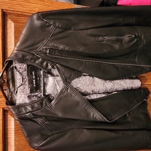 Black leather jacket!